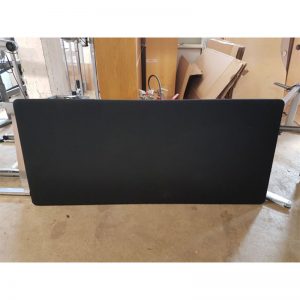 Begagnade bordsskärmar i svart 160x64 cm